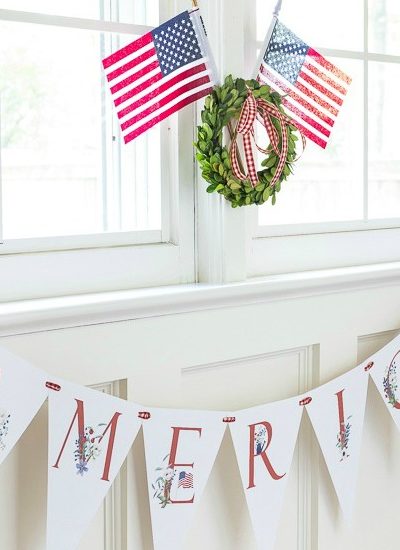 printable america banner on wall fi