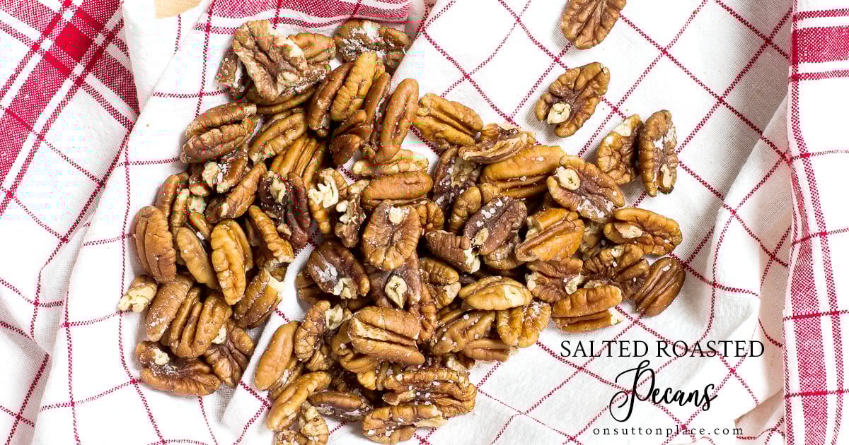 Salted Oven Roasted Pecans Recipe On Sutton Place