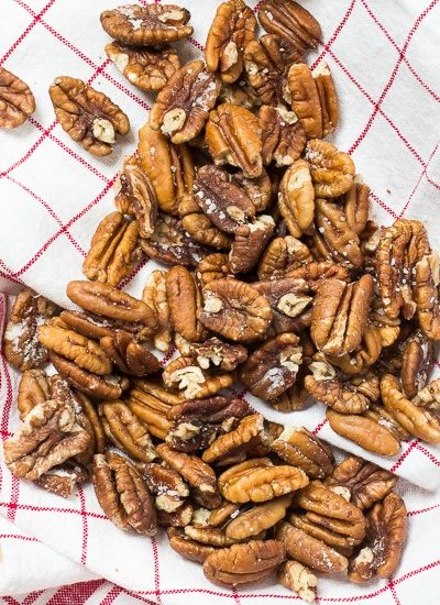 salted oven roasted pecans recipe fi