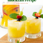 sangria mocktail recipe pin