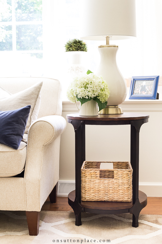 Simple Round Coffee Table Styling Ideas On Sutton Place