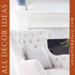 cozy living room ideas for fall tv over mantel with screensaver tall pin side text