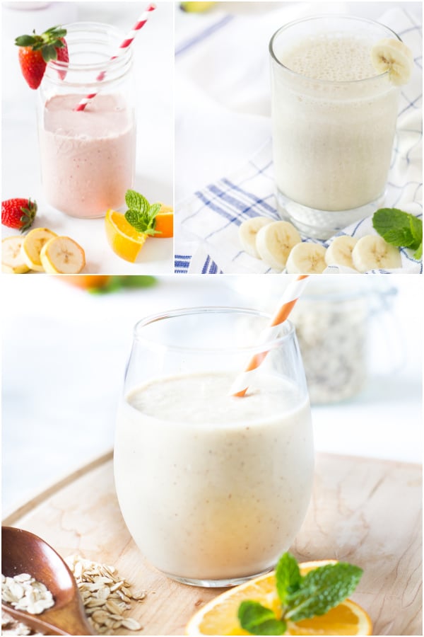 smoothie recipe collage 2022
