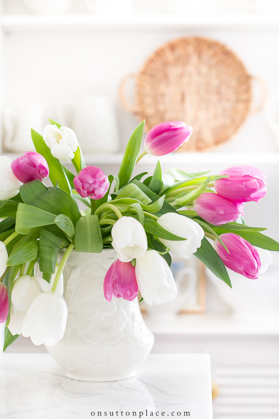 How To Stop Tulips Drooping - Tulips In A Vase, Tulip Flower