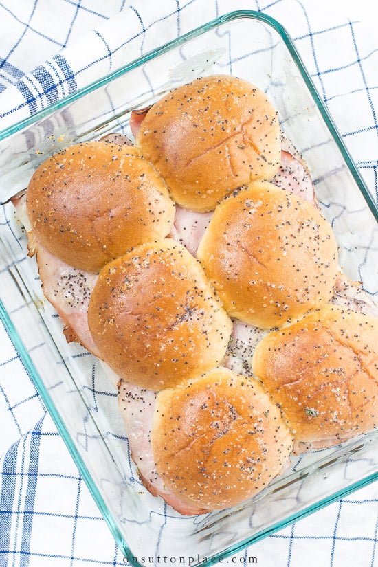 Ham and Swiss Sliders for Two