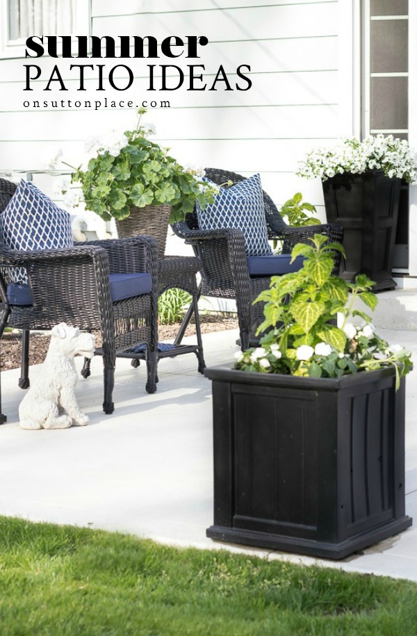 Easy & Affordable Summer Patio Ideas On Sutton Place