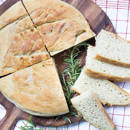 Rustic Bread Recipe with Instant Yeast - On Sutton Place