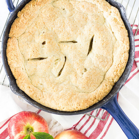 Skillet Honeycrisp Apple Cobbler Recipe On Sutton Place