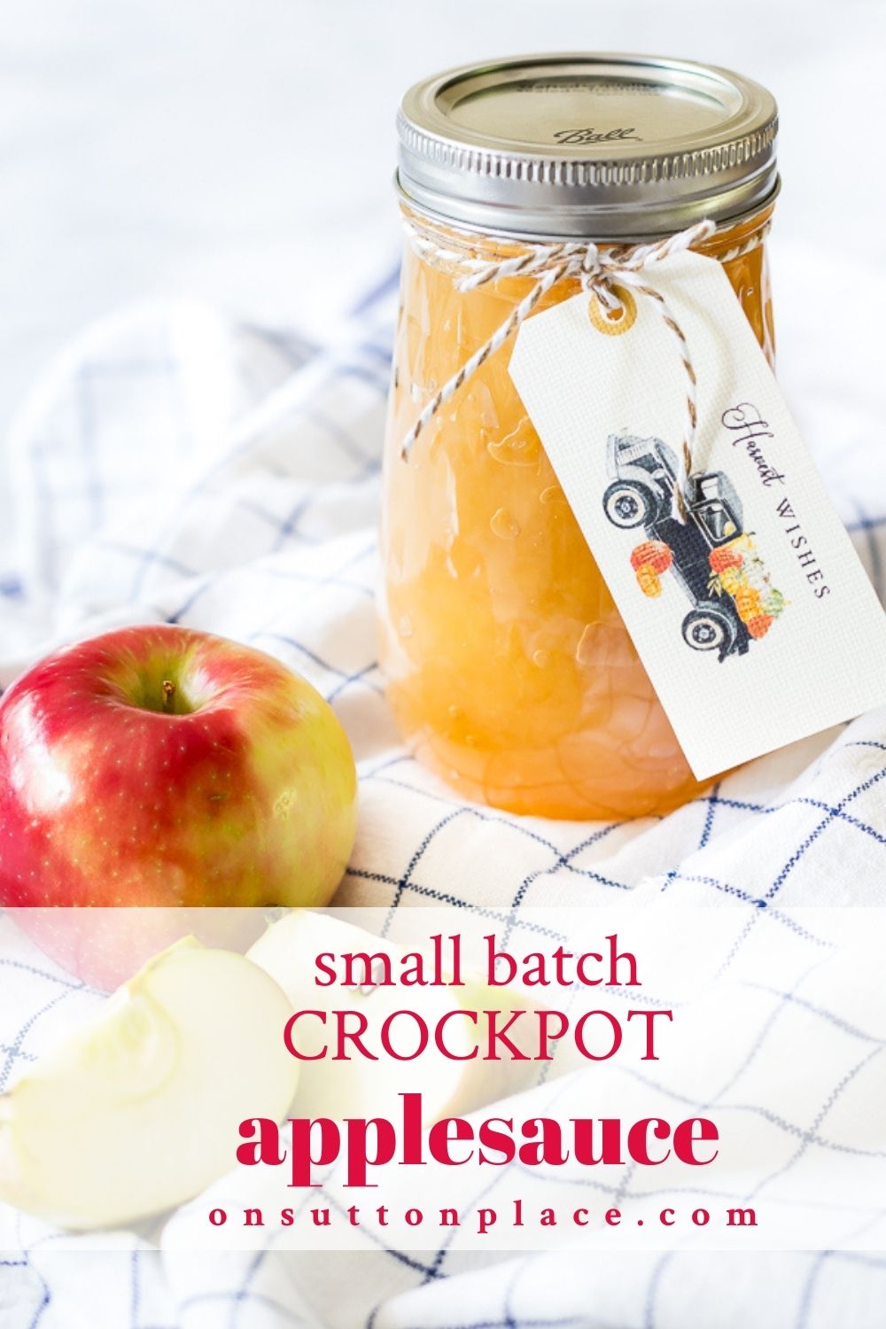 Homemade Small Batch Crockpot Applesauce Recipe On Sutton Place