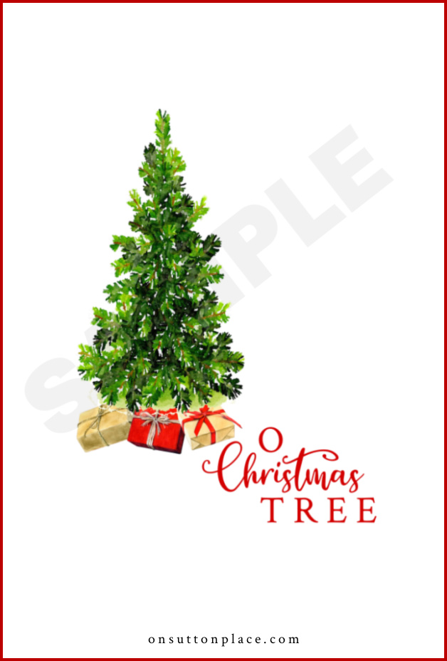 Savor the Season Free Christmas - Free Christmas Printable O Christmas Tree Pin 