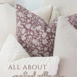 how to add neutral pillows to your decor tall pin