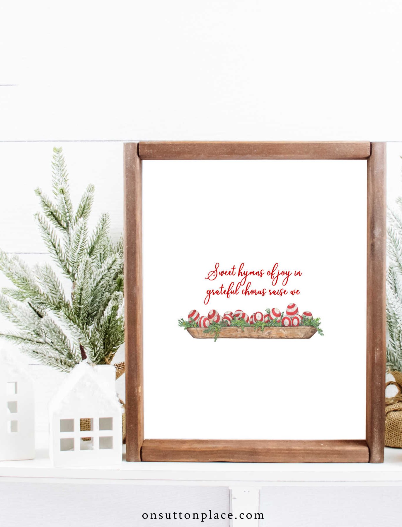 Free Christmas Printable Wall Art Collection