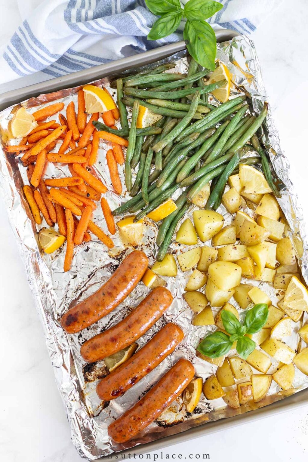 Apple Chicken Sausage Sheet Pan Recipe On Sutton Place apple-chicken-sausage-sheet-pan-recipe-on-sutton-place