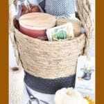 fall gift basket ideas bordered pin