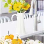 how to preserve real pumpkins for fall decor pin with text