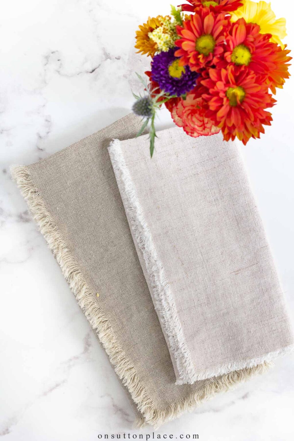 DIY Cloth Dinner Napkins On Sutton Place