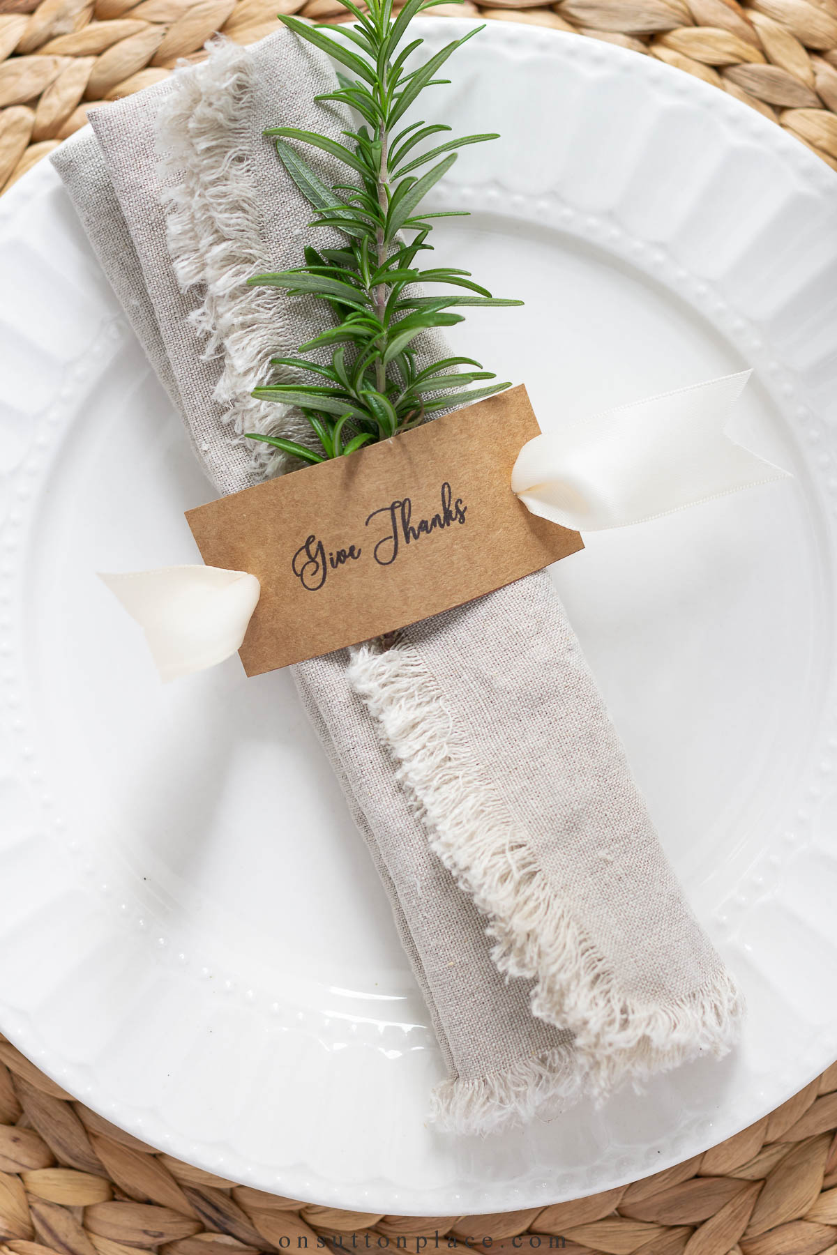 Thanksgiving Napkin Rings | Free Printable - On Sutton Place