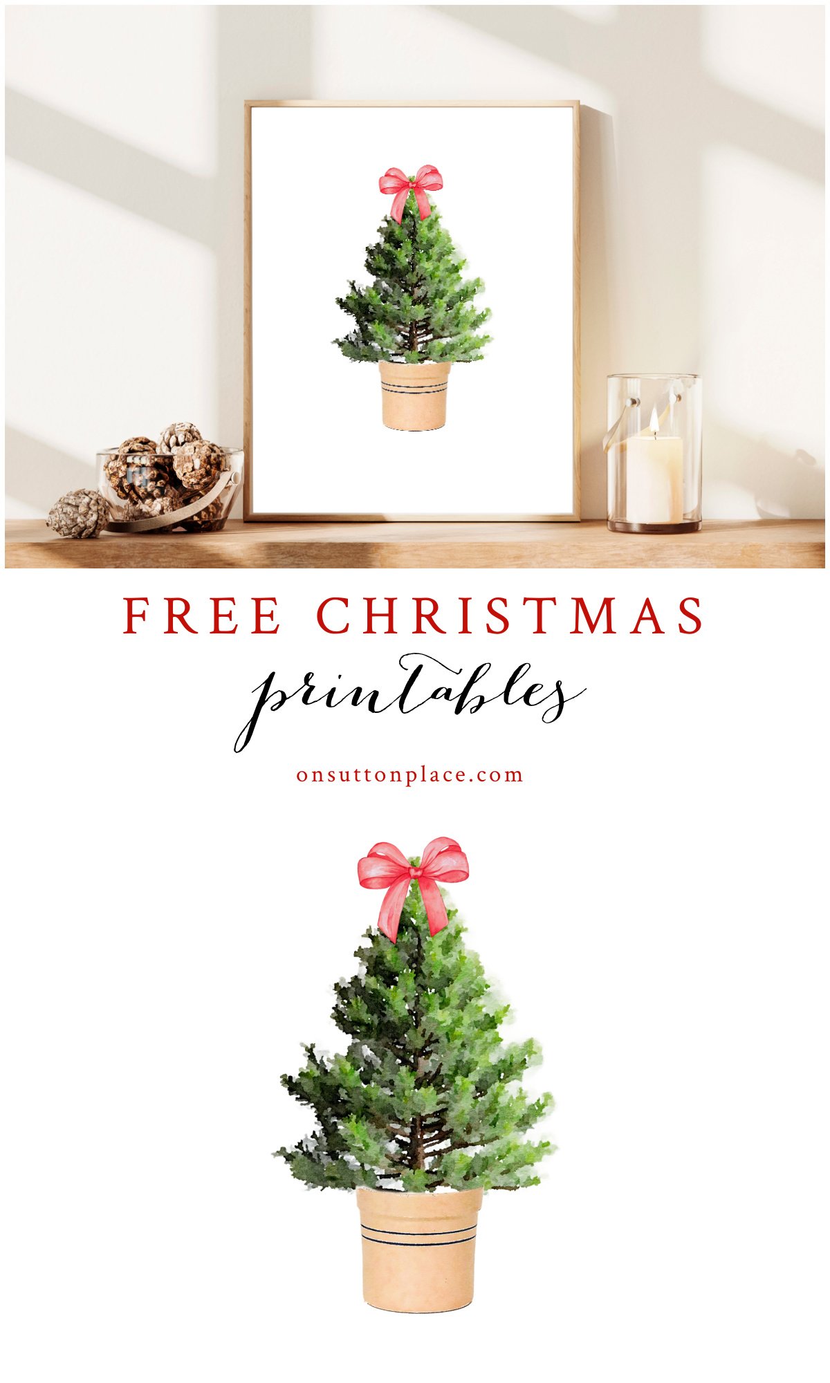 50 Free Christmas Printables On Sutton Place