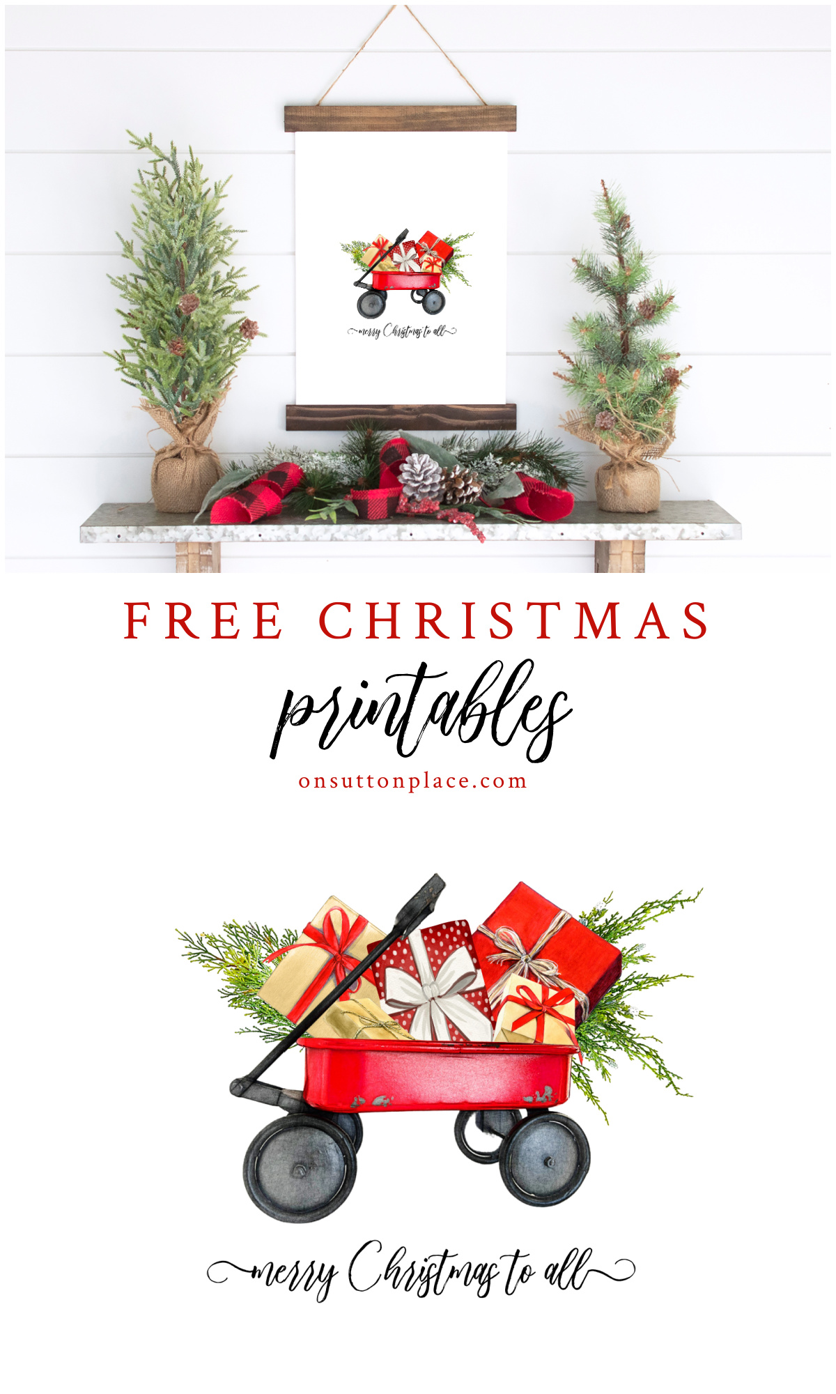 50 Free Christmas Printables - On Sutton Place