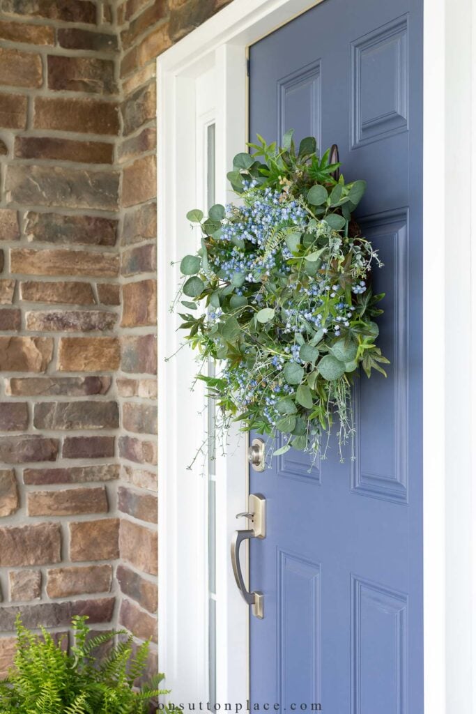 blue front door sherwin williams distance 2023