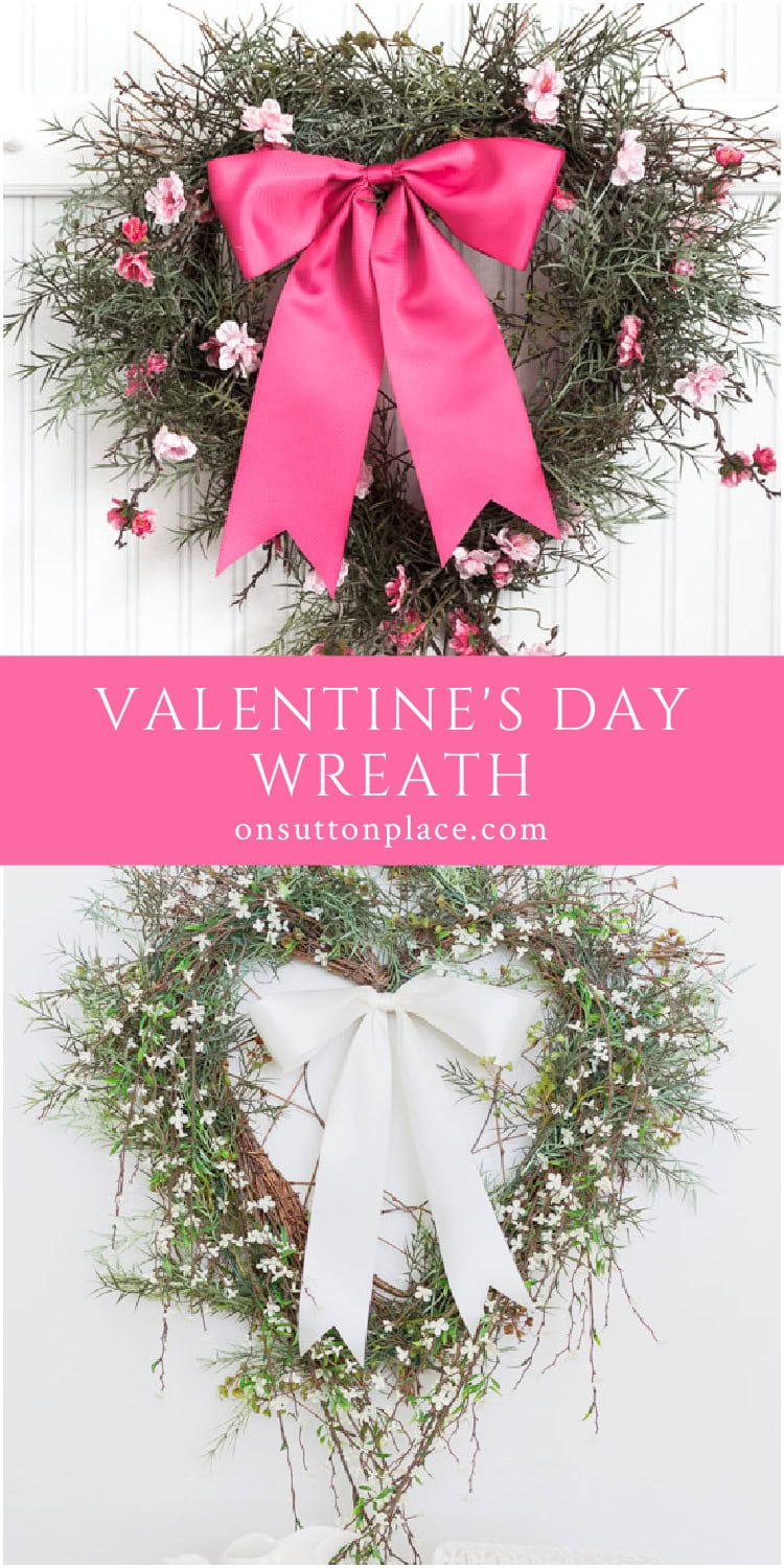 DIY Heart Wreath Ideas: Valentine's Day Decor - On Sutton Place