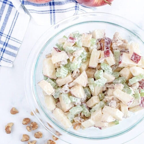 easy apple salad recipe with dressing 2024
