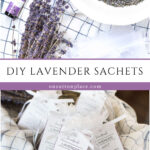 diy lavender sachets in organza bags collage pin