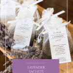 how to make lavender sachets pin with outline