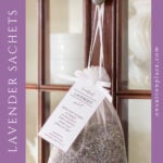 how to make lavender sachets pin with side text