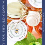 how to use mint in recipes pin with side text