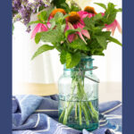 reasons you should grow mint use in garden flower arrangements pin with text frame
