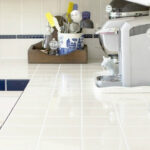 tile grout repair method with tile guard tall pin