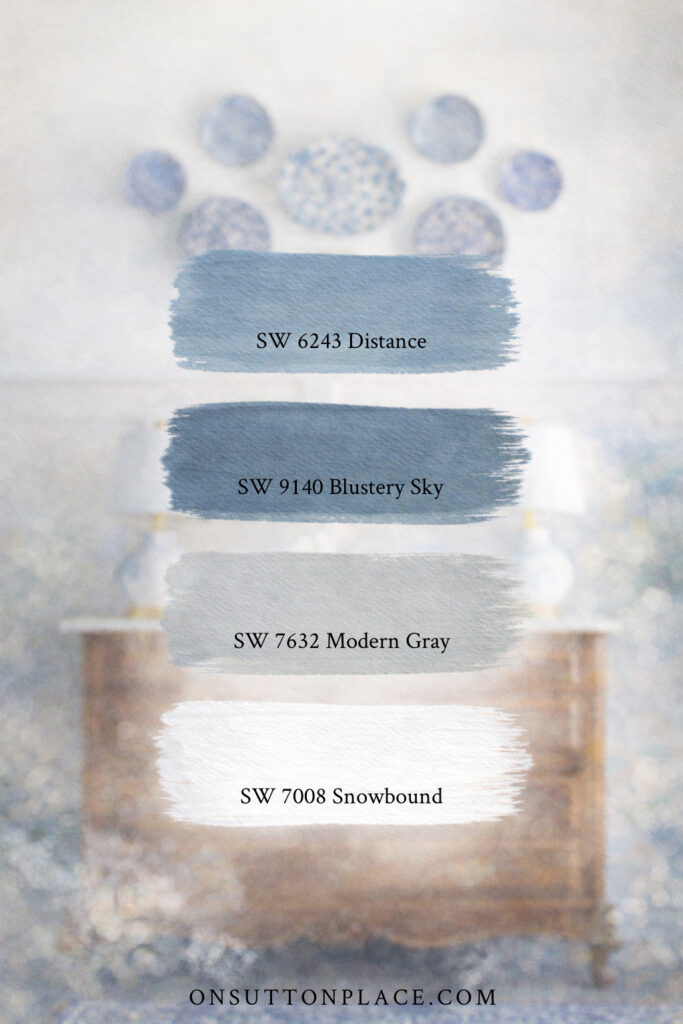 sherwin williams paint color palette on sutton place