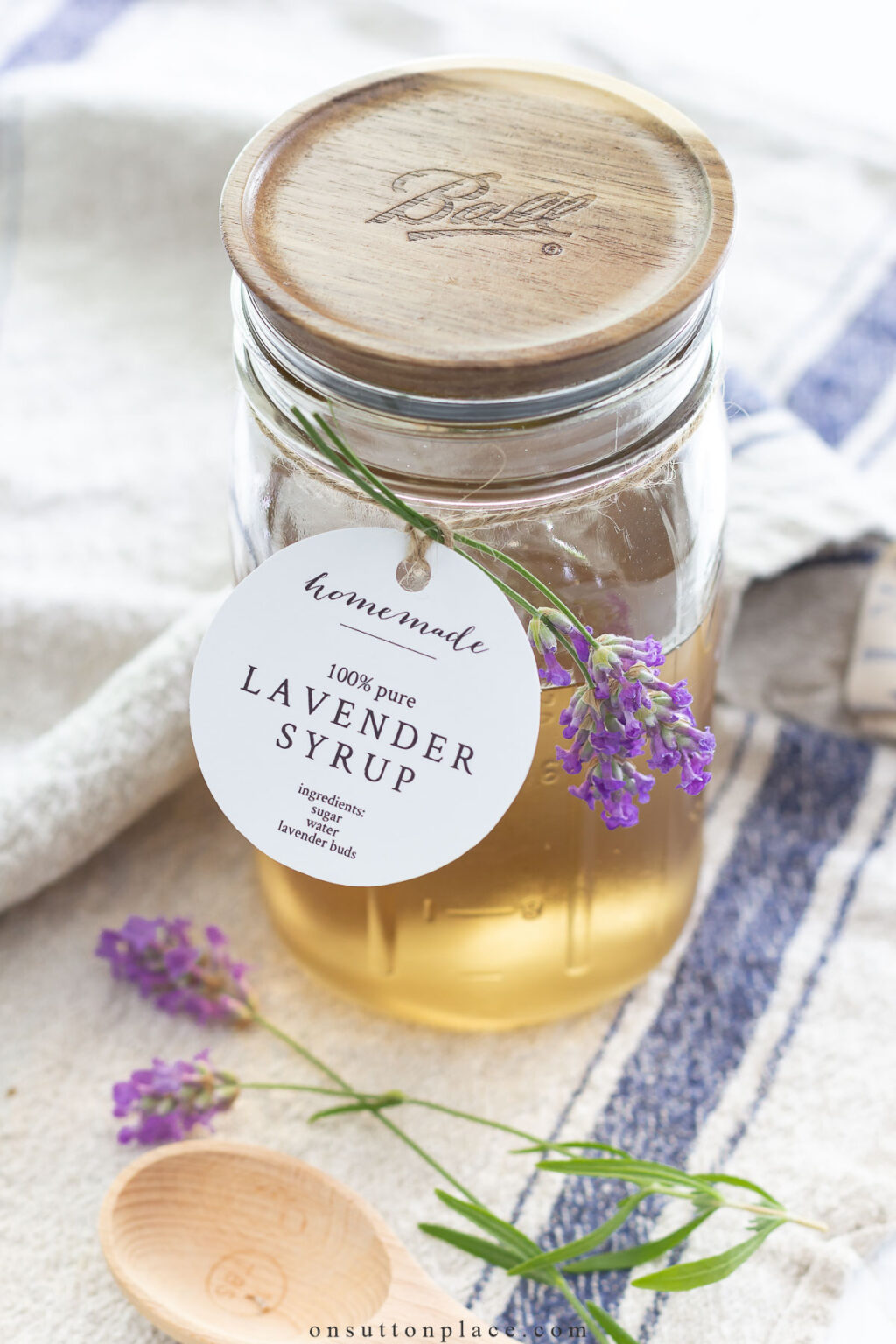 How To Make Easy Homemade Lavender Simple Syrup On Sutton Place