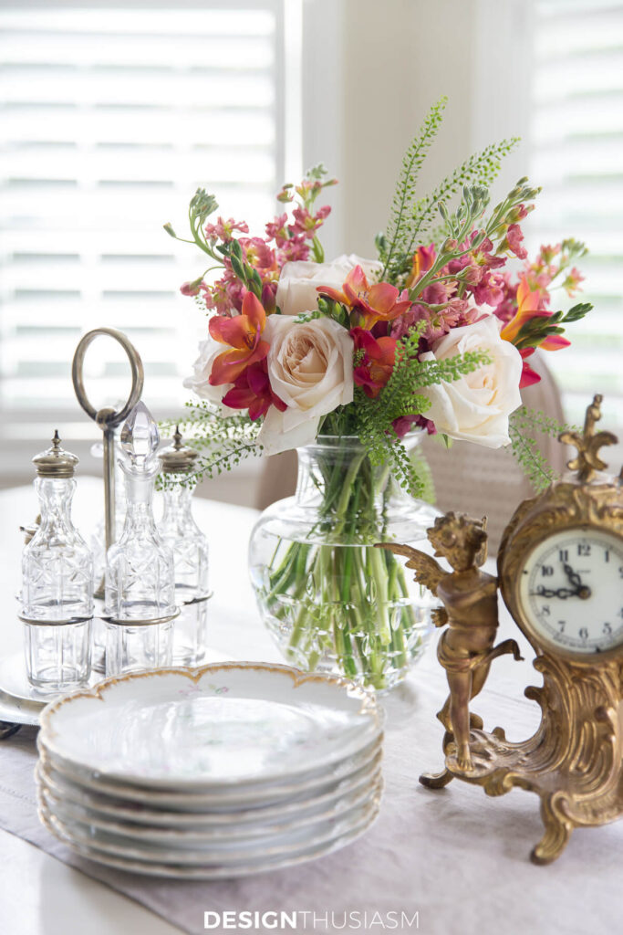 flea market decor on kitchen table designthusiasm
