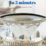 clean tarnished silver naturally in 5 minutes tall pin