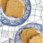 moist pumpkin bread recipe pin with text