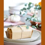 pumpkin bread recipe fall gift idea pin