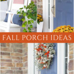 fall porch ideas tall collage pin