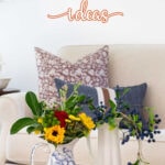 fall vignette ideas round tray on ottoman tall pin outline text