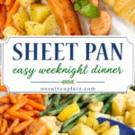 sheet pan easy weeknight dinner AI pin