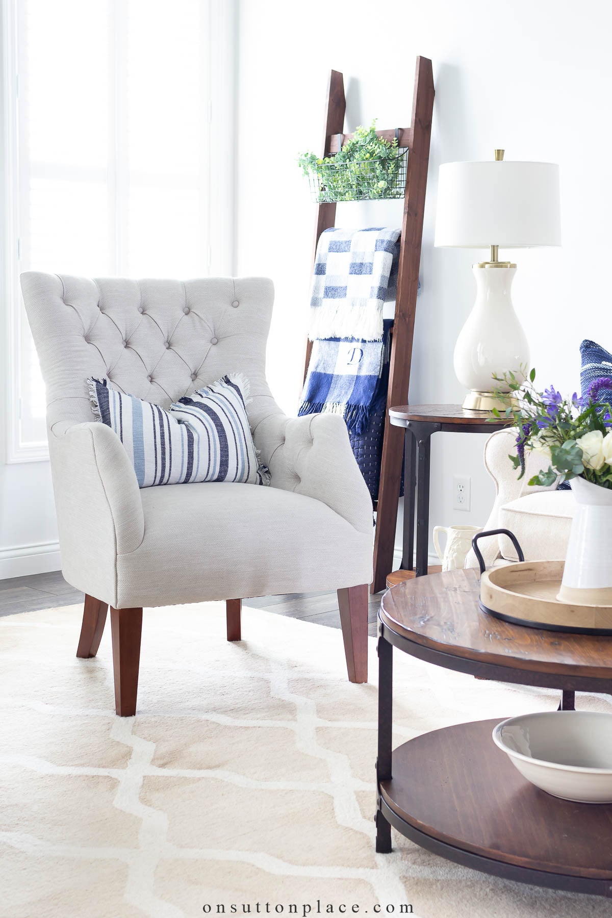 neutral living room decluttering tips hss