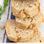 moist homemade applesauce bread recipe tall pin