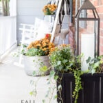 fall front porch planter ideas tall pin