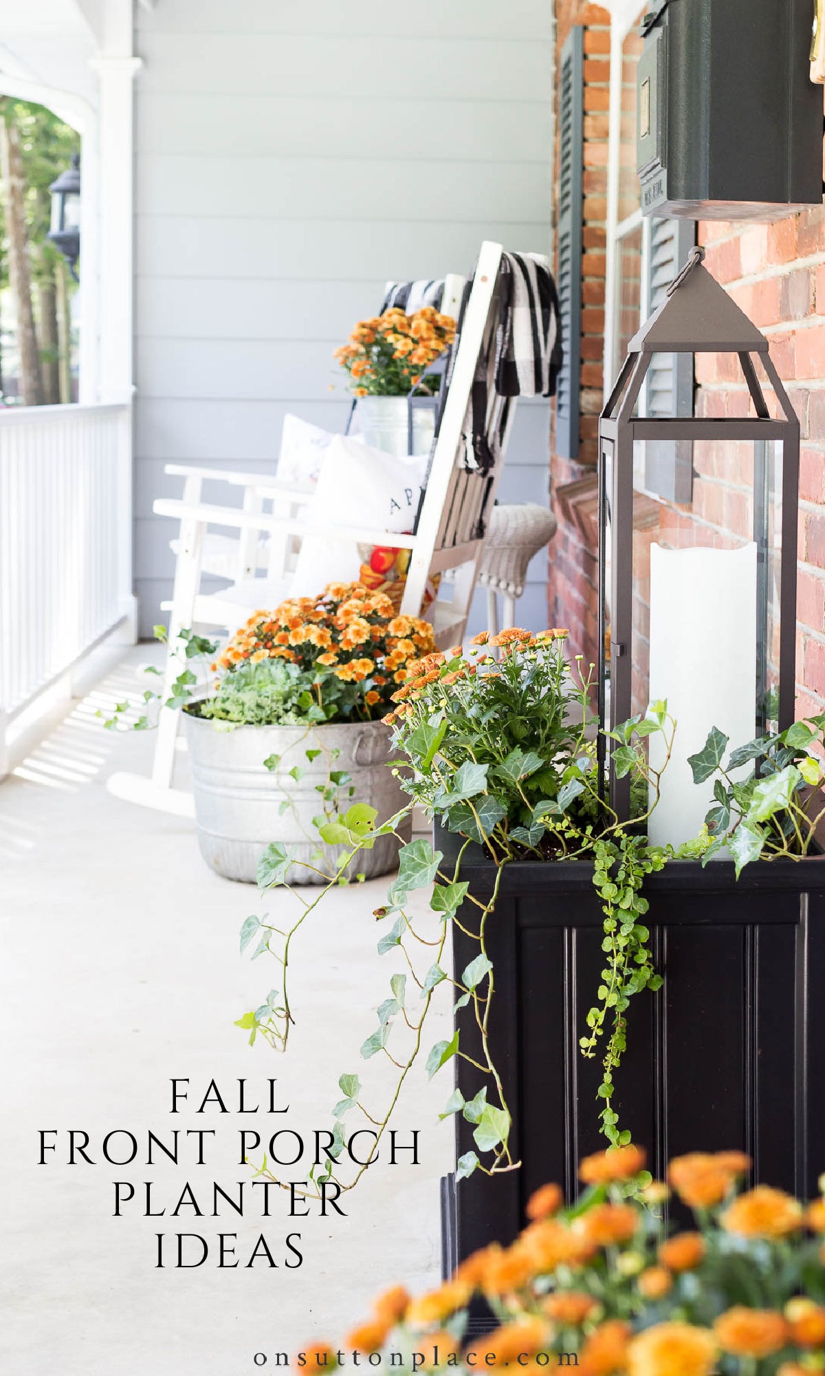 10 Fall Planter Ideas - On Sutton Place