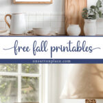 free fall printable wall art tall collage pin