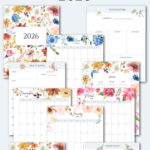 free printable calendar 2026 tall pin