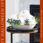 easy halloween decor ideas stylish and simple tall pin side text