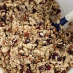 homemade granola recipe gift in a jar idea tall pin