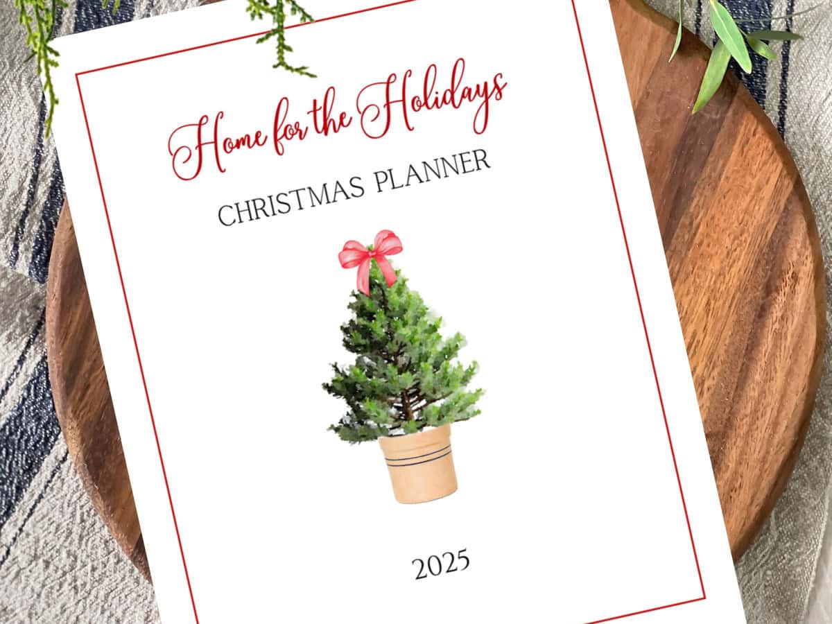 free printable Christmas planner updated every year